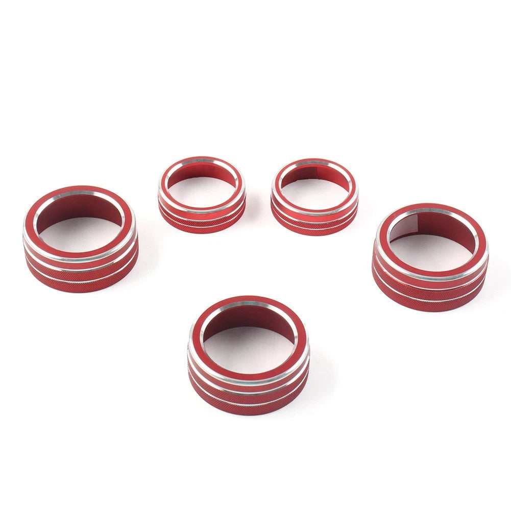 Control Switch Knob Ring Cover Trim for Honda Accord (2018–2022) Red
