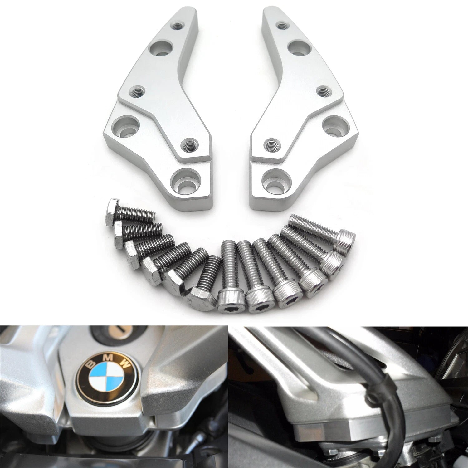 Pullback Handlebar Risers for BMW K1600GTL / GT (2012–2019)