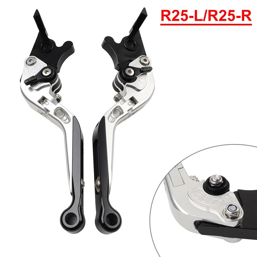 CNC Folding Extendable Brake Clutch Lever for Yamaha YZF R3 R25 (2015–2023)