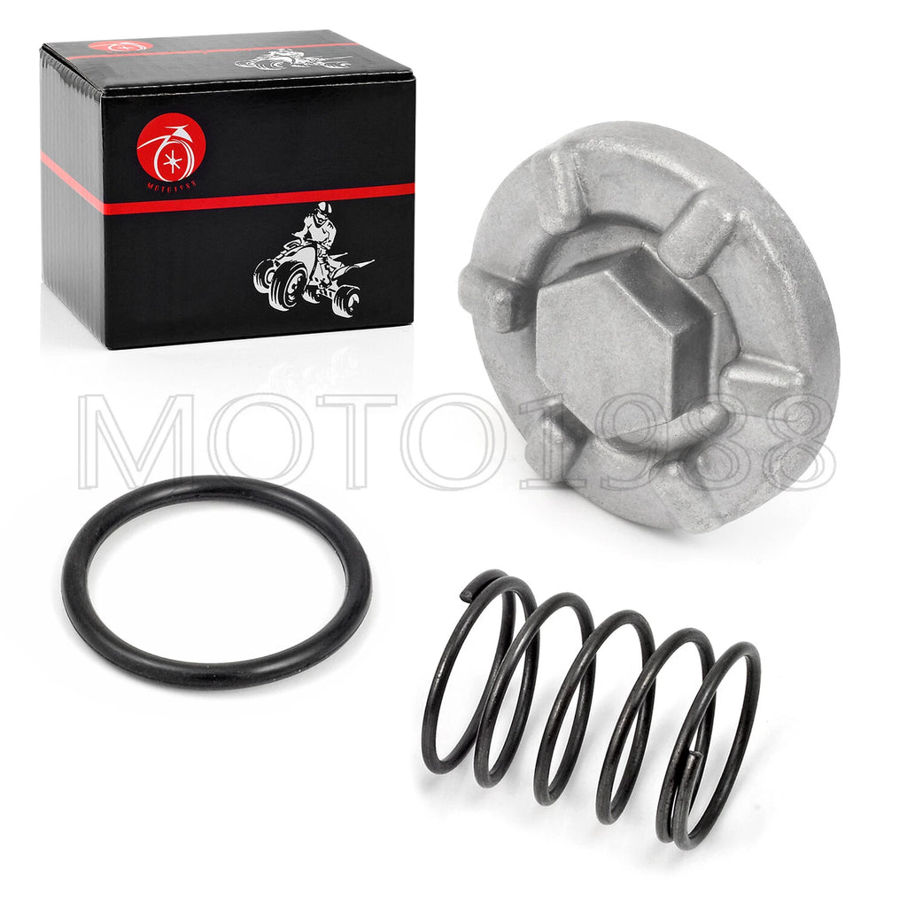 Oil Drain Plug Set with O-ring & Spring for Yamaha Kodiak Grizzly Rhino (400–600)