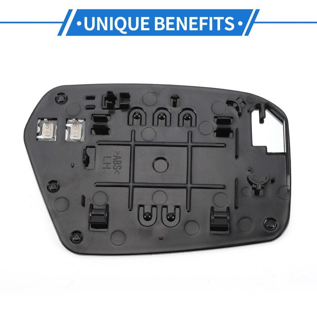 Heated Left Driver Side Mirror Glass for Ford Fusion (2006–2010)