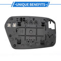 Heated Left Driver Side Mirror Glass for Ford Fusion (2006–2010)