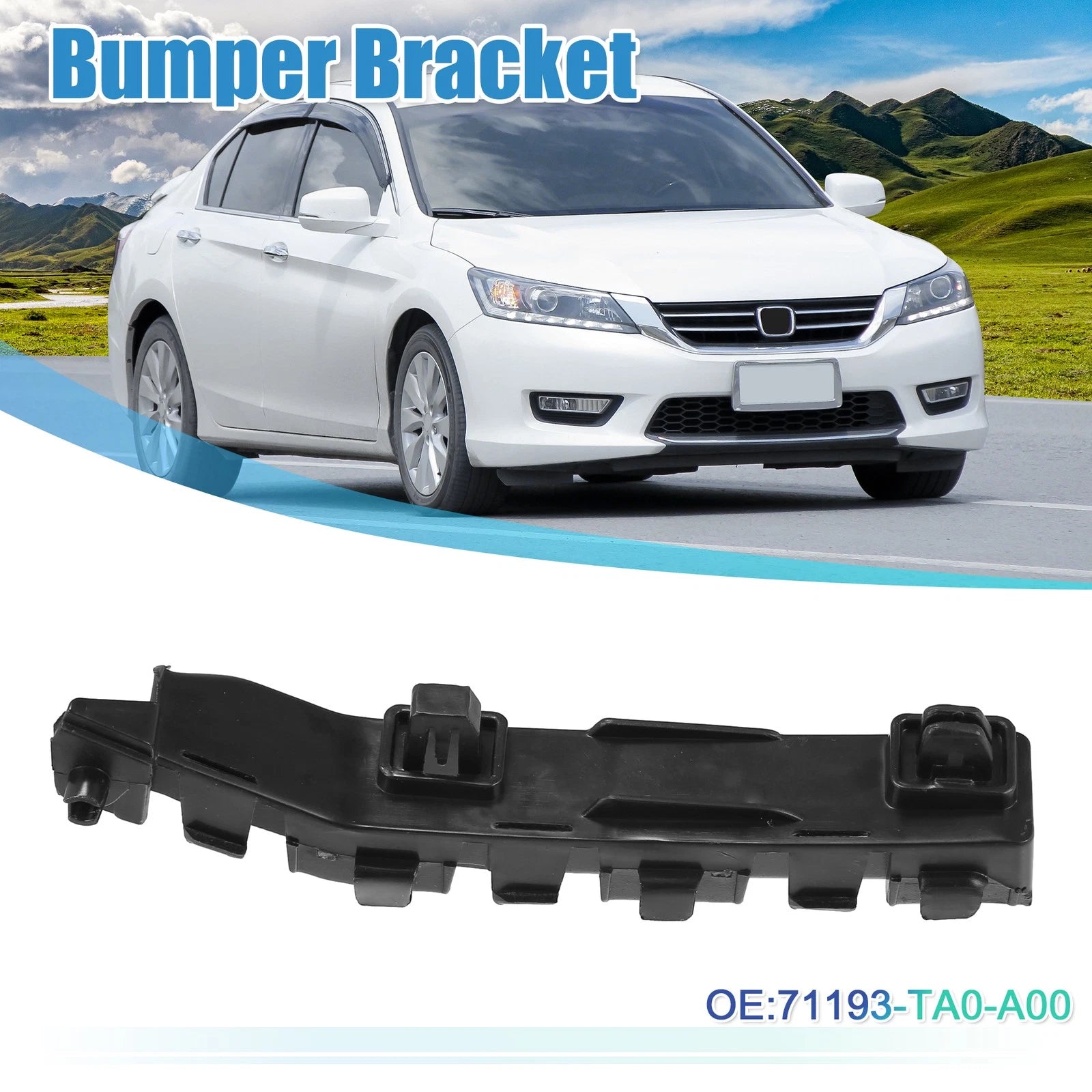 Right Front Bumper Bracket Replacement for Honda Accord (2008–2012)