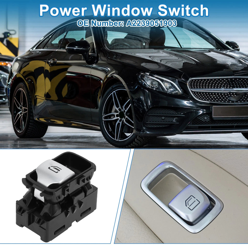Passenger Side Power Window Switch Replacement for Mercedes-Benz E Coupe (2017–2023)