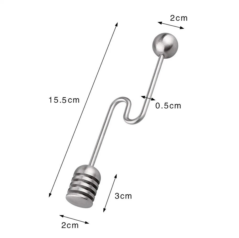 Honey Drizzler and Stirrer for Kitchen (304 Stainless Steel)