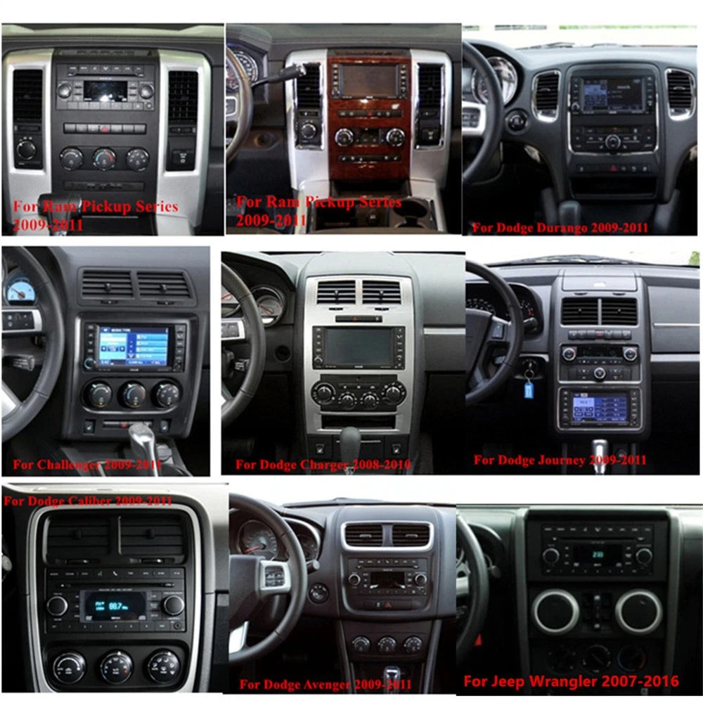 10.33'' Car Stereo Navigation for Jeep Wrangler Dodge Challenger Durango (2011–2023)