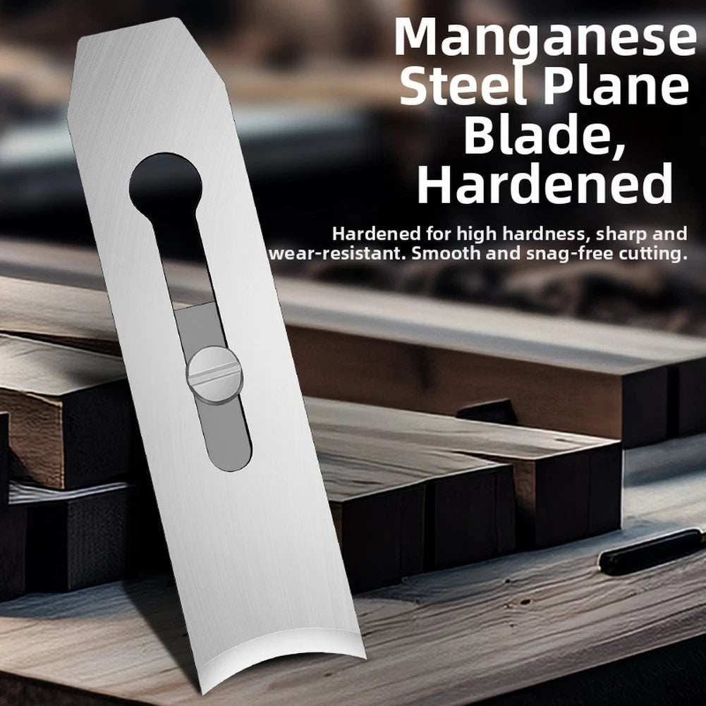 Woodworking Tool: Concave Plow Plane with Manganese Steel Construction