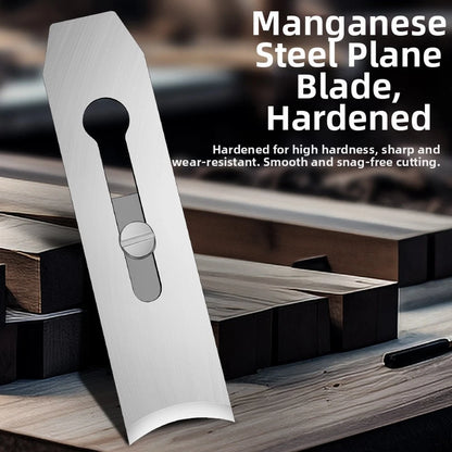 Woodworking Tool: Concave Plow Plane with Manganese Steel Construction