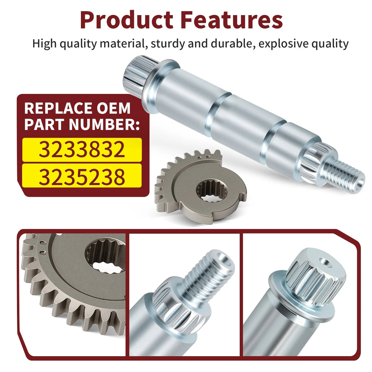 Gear Selector & Shift Shaft for Polaris Ranger Crew 900, Ranger XP 900 (2013–2019)
