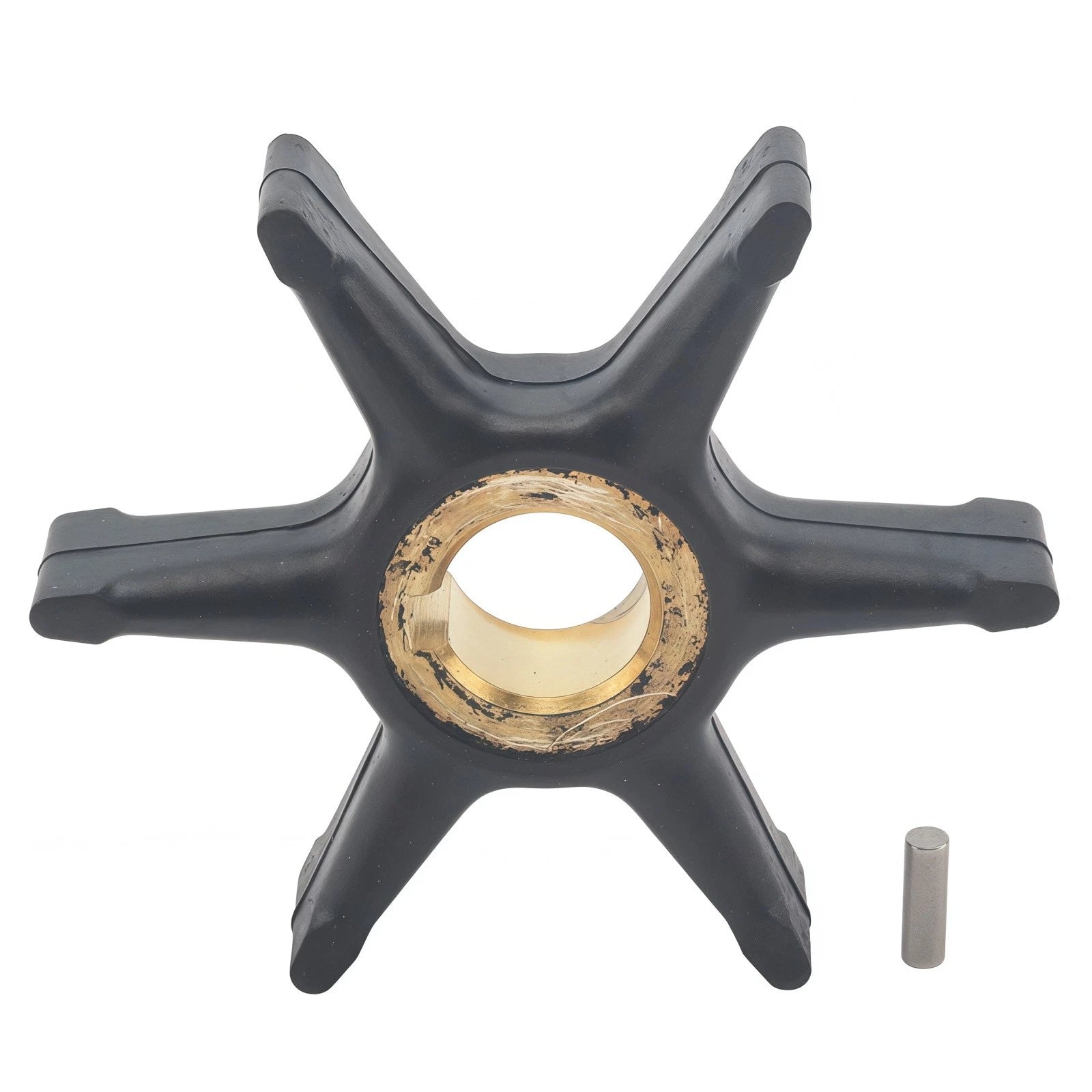Water Pump Impeller & Pin for Evinrude Johnson Outboard 9.5-10 HP (0775519)