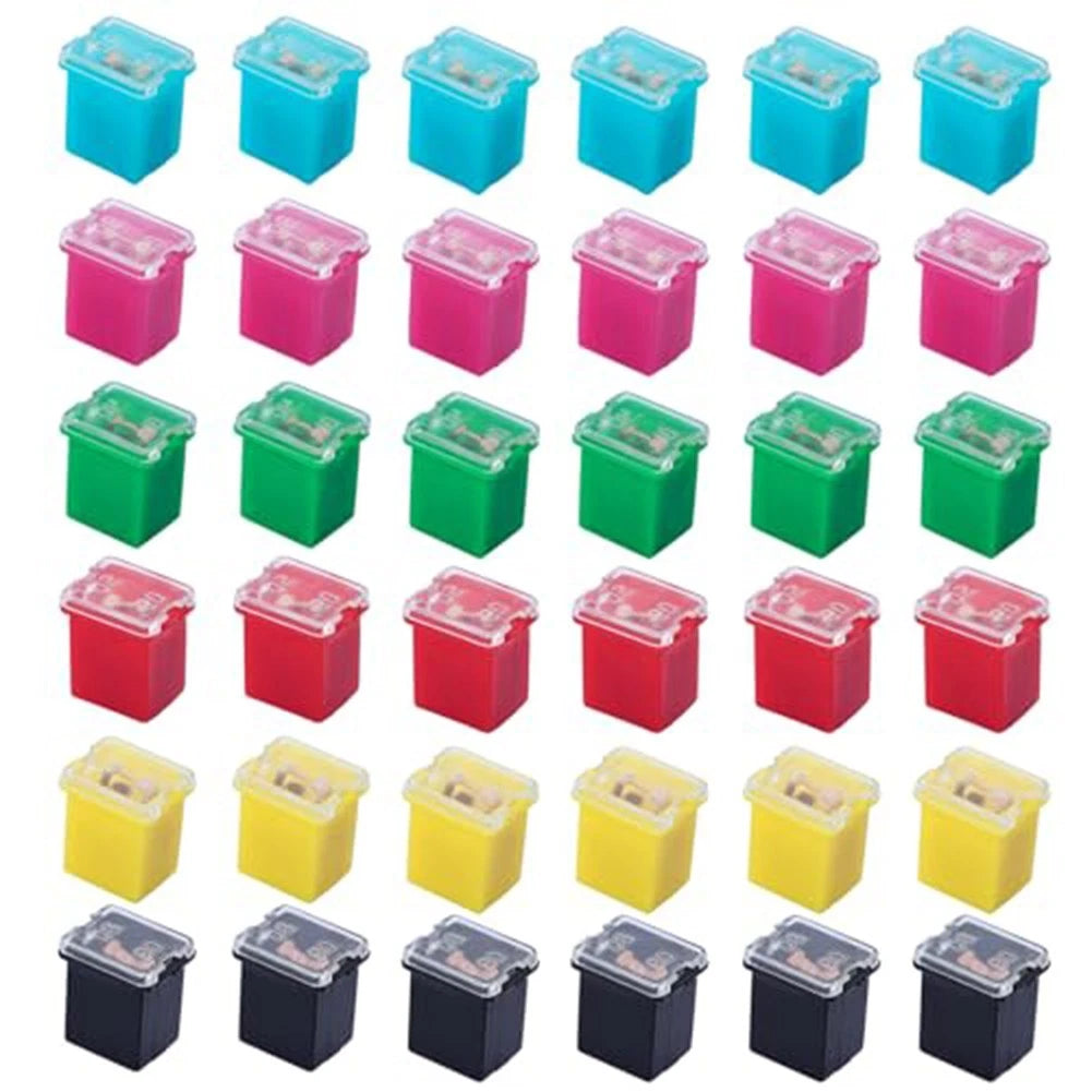 36-Piece Low Profile Fuse Kit for Automotive (20A, 30A, 40A, 50A, 60A, 80A)