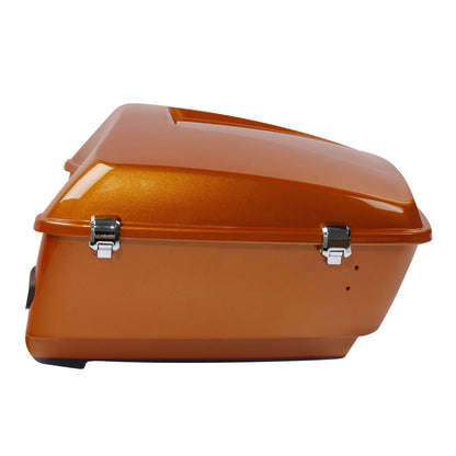 King Trunk for Harley Electra Glide (2014–2025) Amber Whiskey/Vivid Black