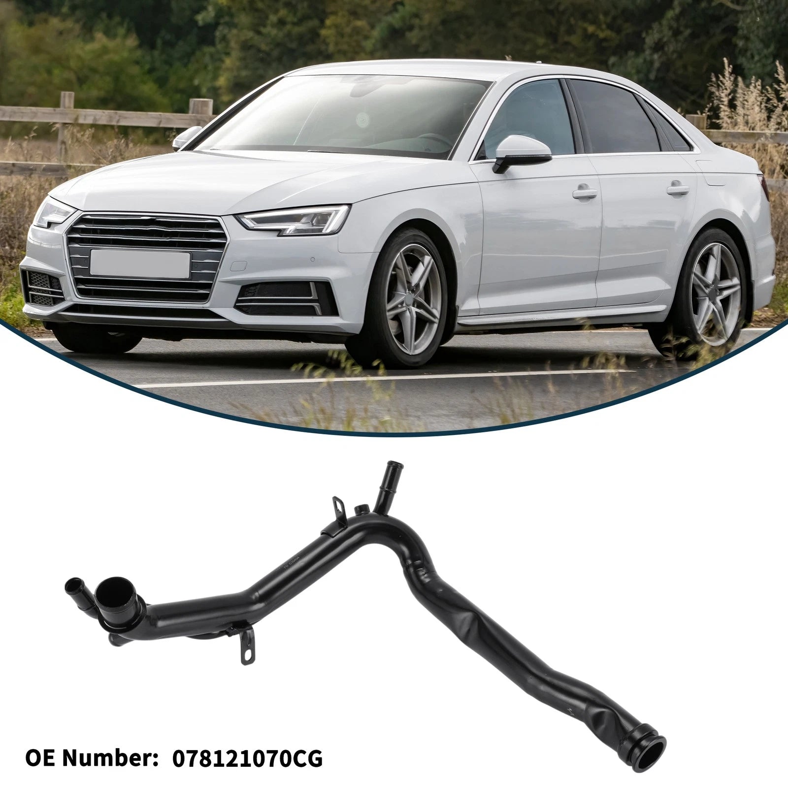 Radiator Hose Replacement for Audi A4 2001–2005 Coolant Pipe