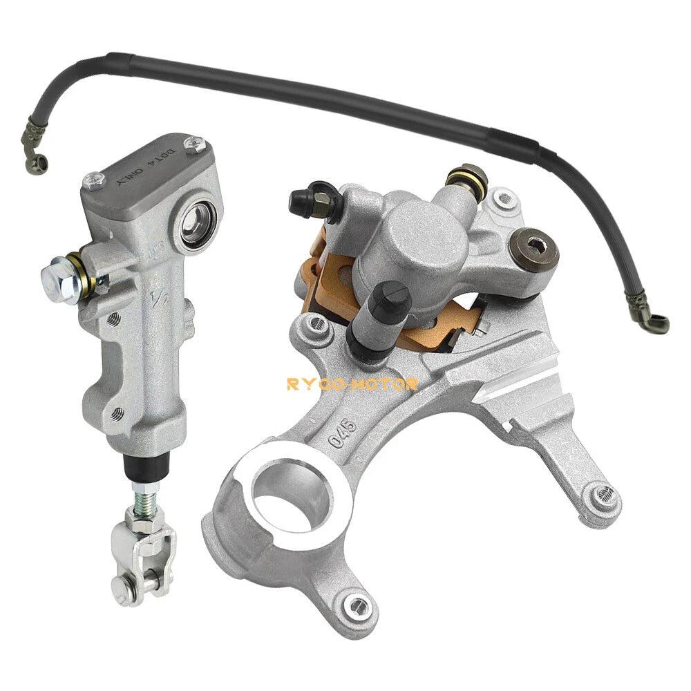 Rear Brake Caliper Hose Assembly for Kawasaki KX250 KX250F (2004–2020)