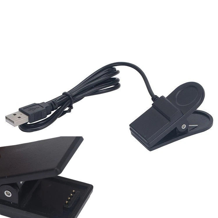 USB Charging Clip Cradle Charger Cable for Garmin Fenix Chronos (2016–2017)