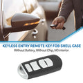 Keyless Entry Remote Fob Shell Case 4-Button for Mazda 3 (2009–2012)