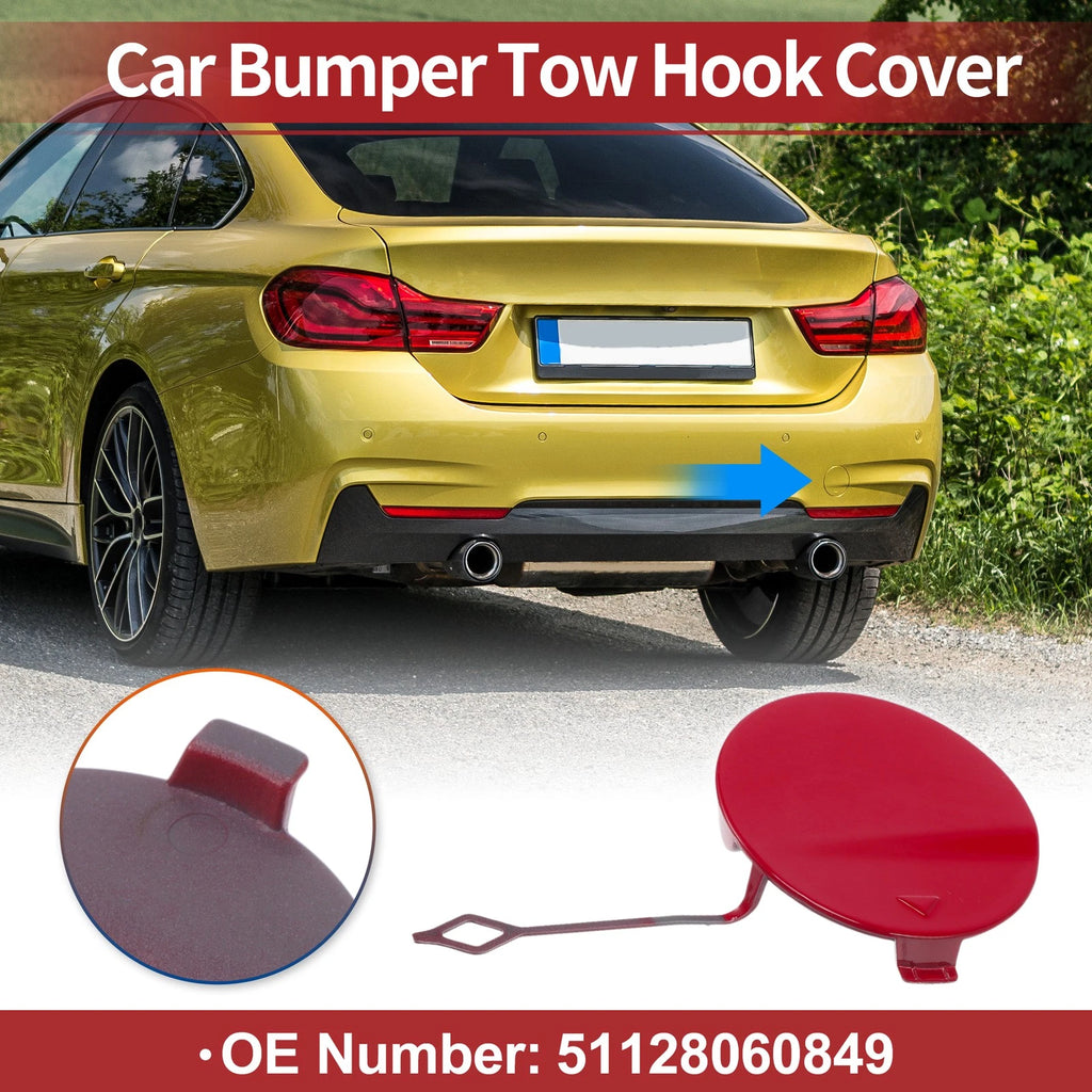 Rear Tow Hook Cover Replacement for BMW 428i Coupe (2014–2016)