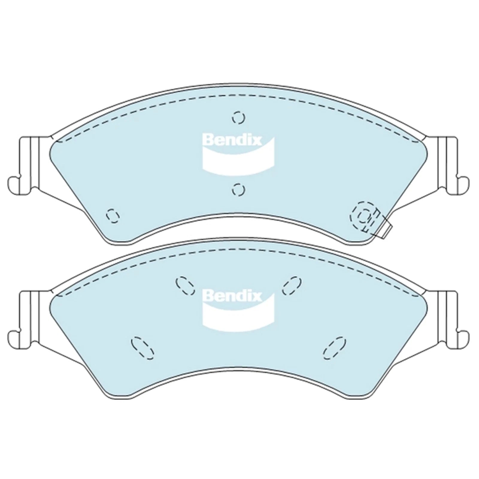 Front Disc Brake Rotors + Bendix HD Pads for Mazda BT50 (2011–2019)