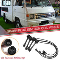 4PCS Spark Plug Wire Set Replacement for Mitsubishi L300 4G63 (1988–1999)
