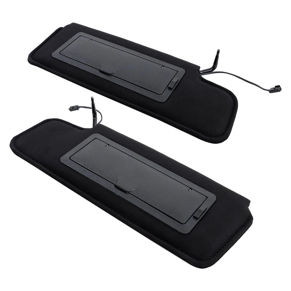 Sun Visor Pair with LED Light for Chevy Corvette C4 (1984–1996)