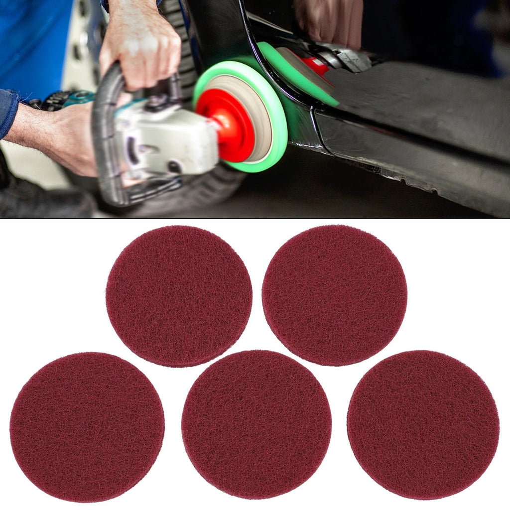 5pcs Scouring Pads for Industrial Cleaning (4 Inch)