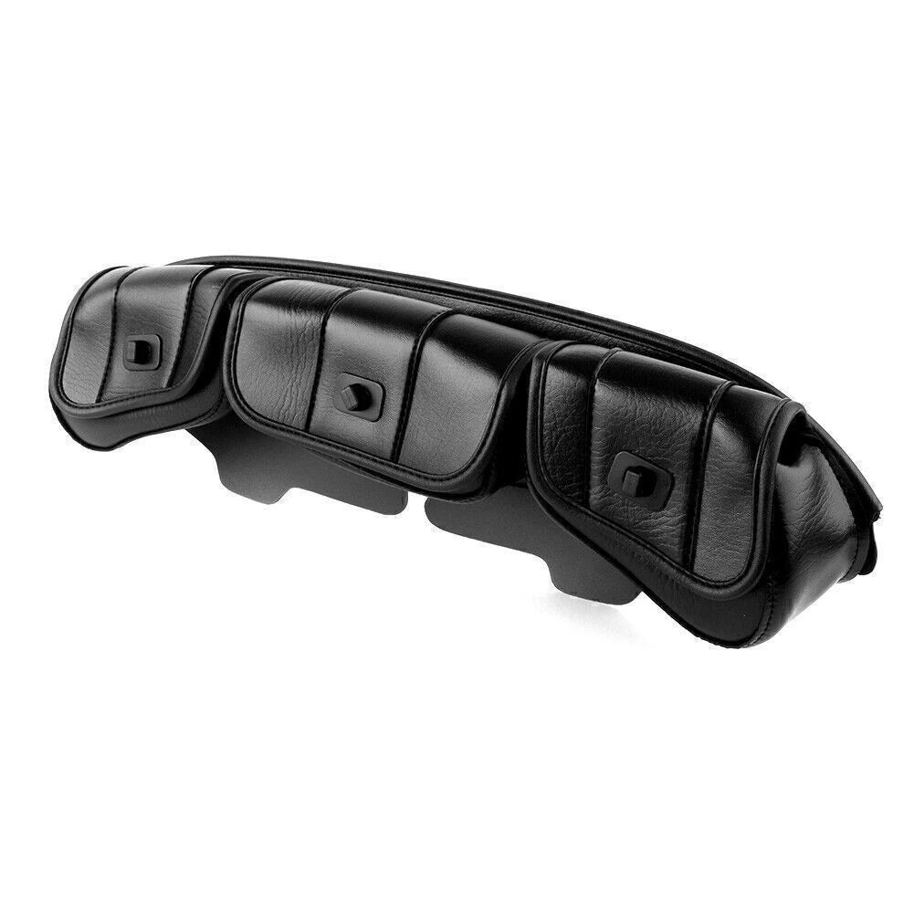 3 Pocket Windshield Fairing Pouch Bag for Harley Touring Electra Glide (1996–2013)