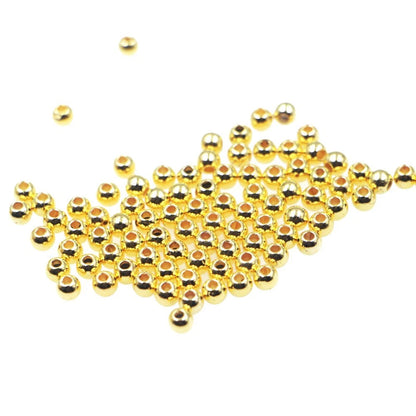 Heads Beads for Fly Tying - Gold & Silver