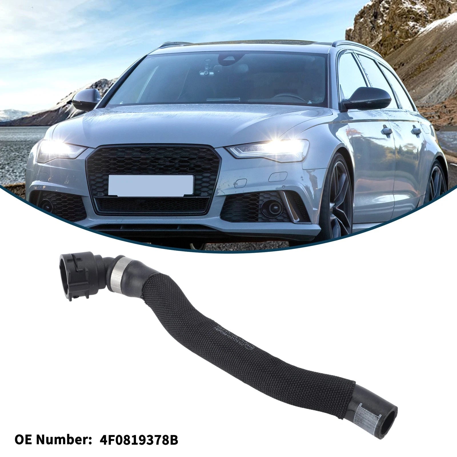 Radiator Hose Rubber Replacement for Audi A6 Base (2011–2018)