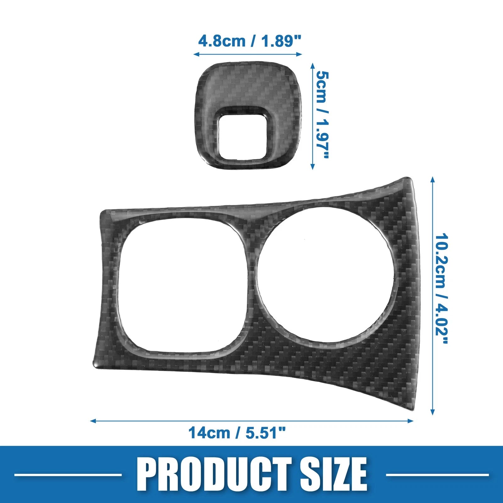 Ignition Key Hole Panel Cover Set of 2 for Chevy Corvette C5 (1997–2004)