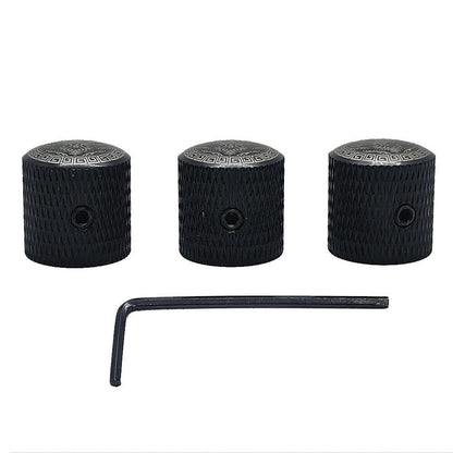 3 Pack Knurled Volume Tone Control Knob for Electric Guitar