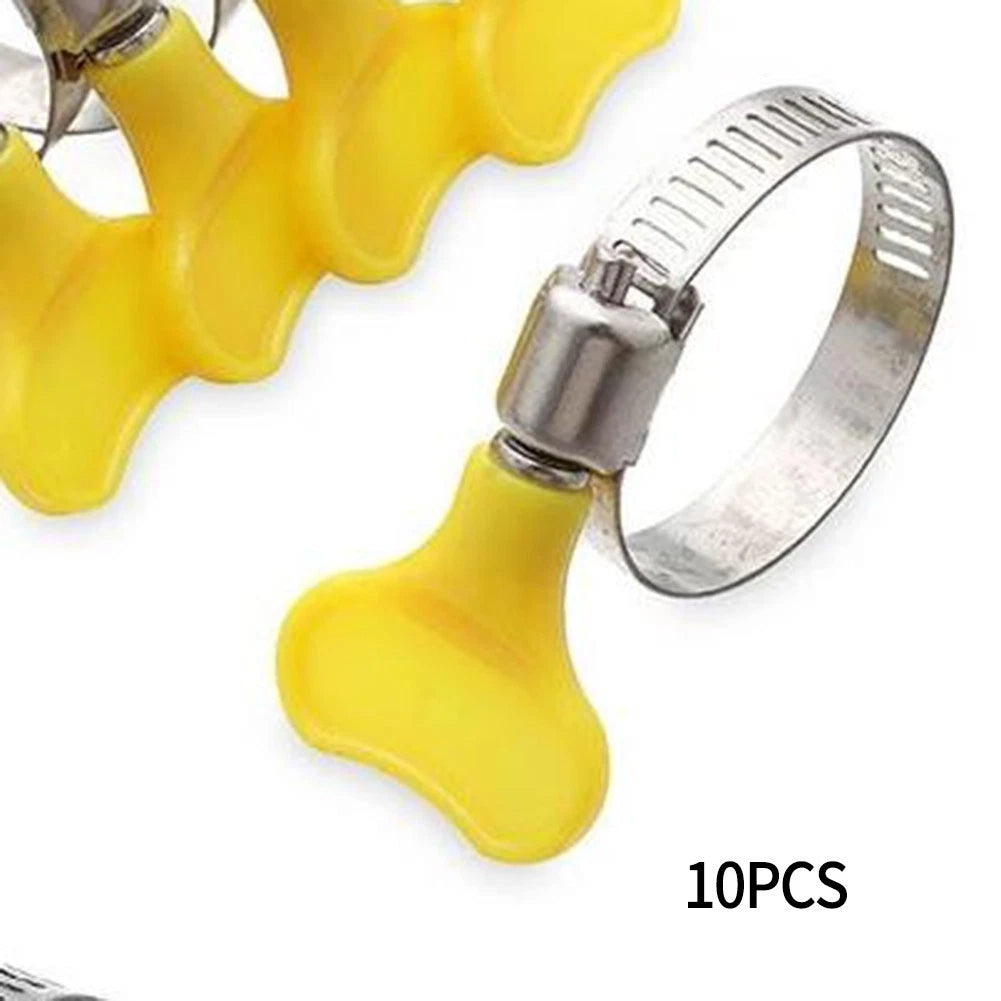 Hose Clip Set for Automotive Applications (Plastic, Stainless)
