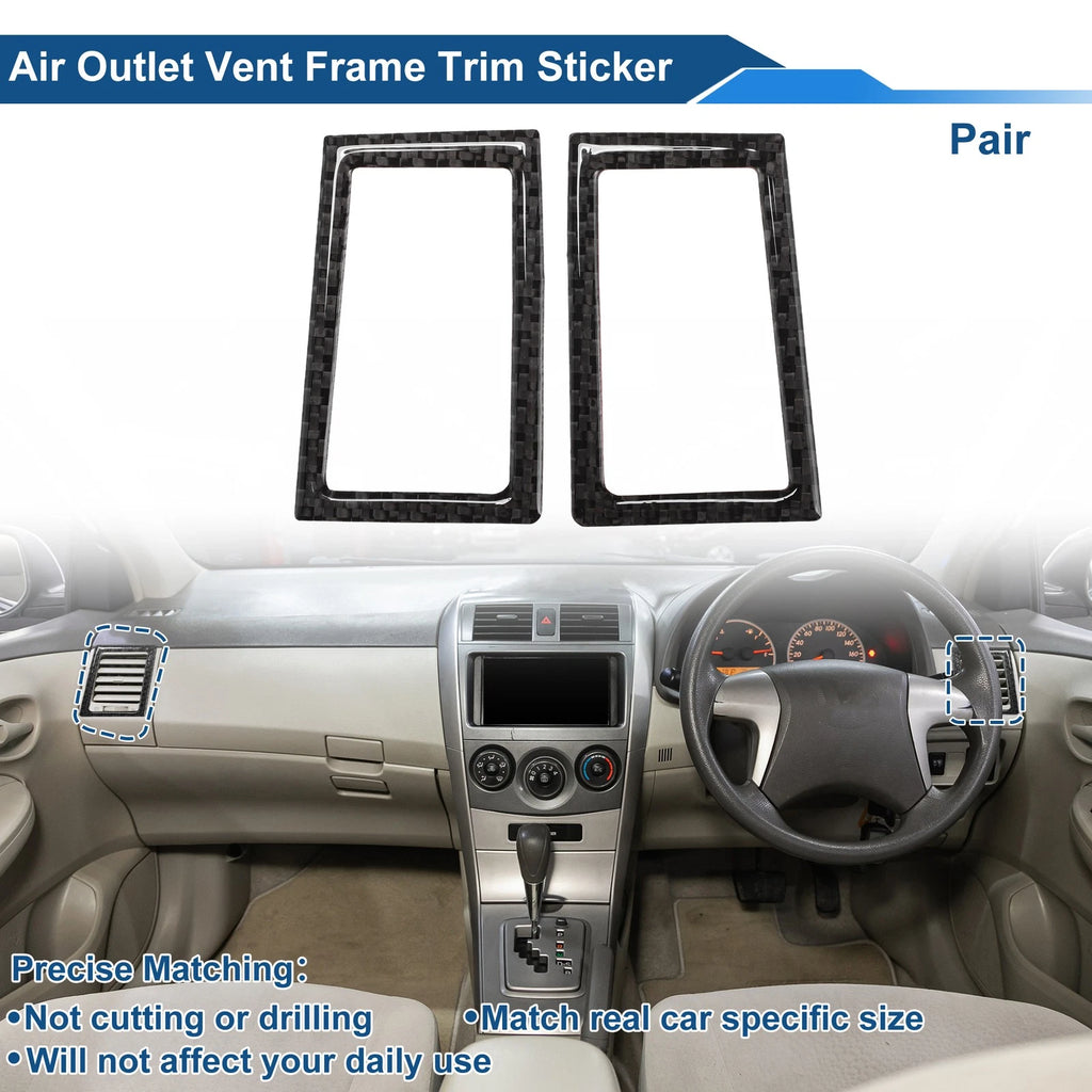 Air Conditioner Outlet Vent Trim Cover Frame for Toyota Corolla (2014–2018) Pair