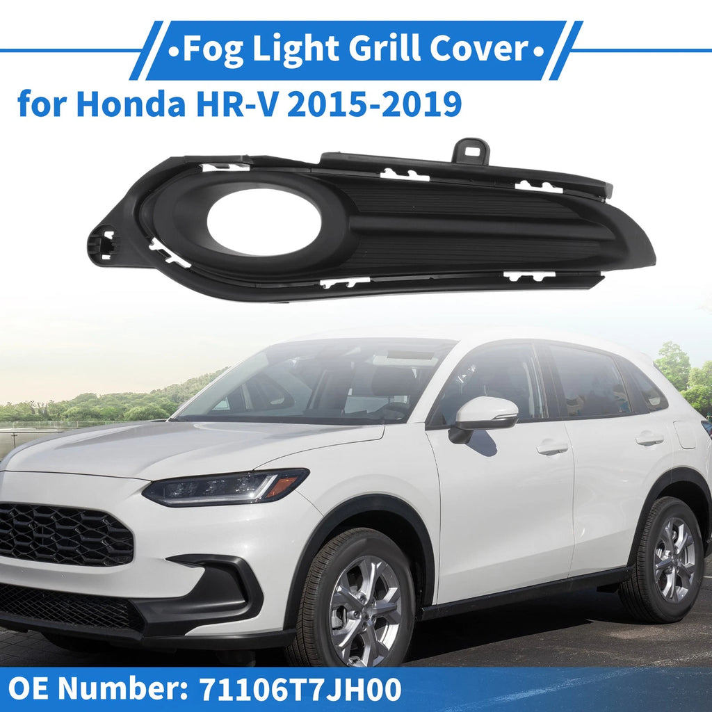 Front Left Fog Light Grill Replacement for Honda HR-V (2015–2019)