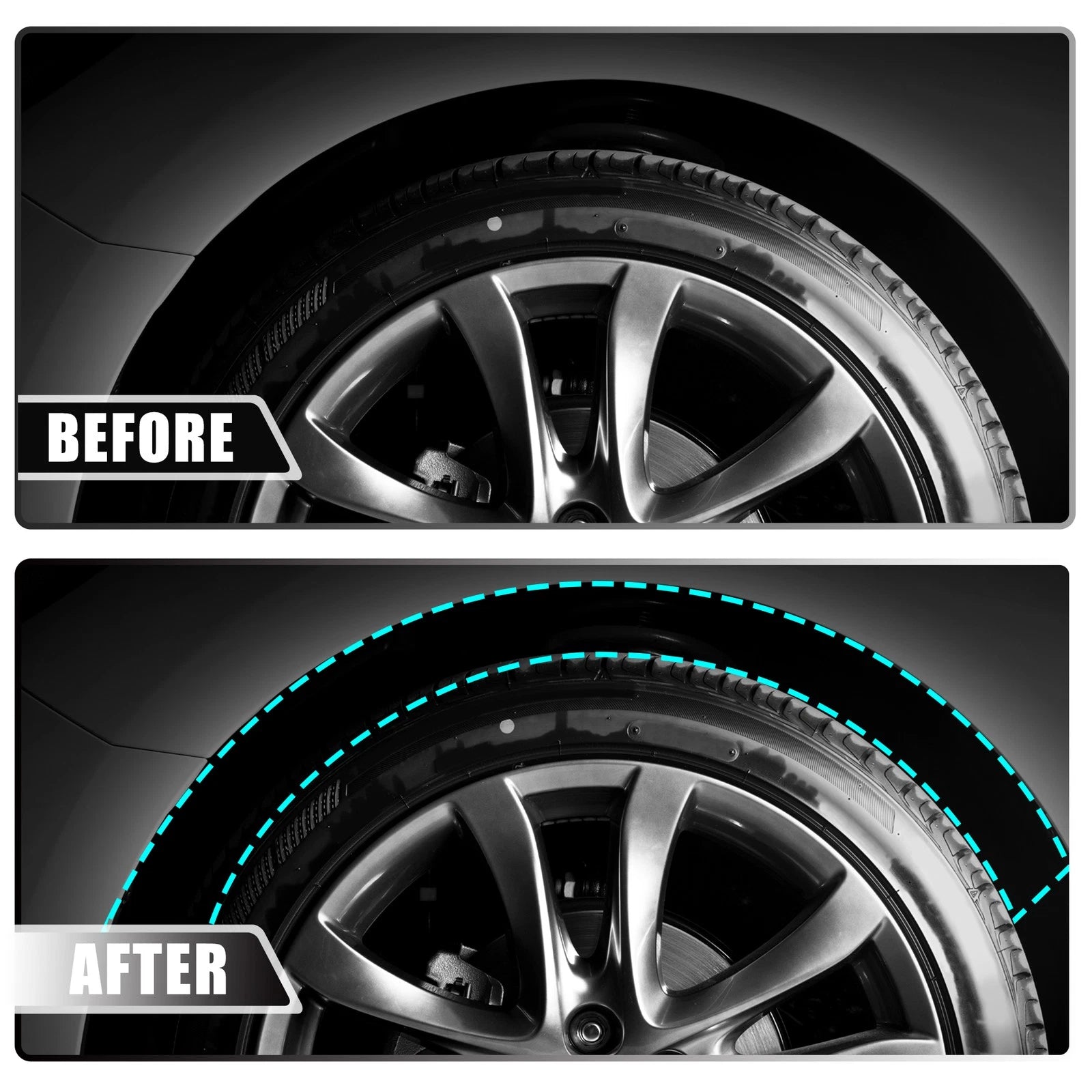 Splash Guard Fender Liner Shield Replacement for Lexus GX470 (2003–2009)