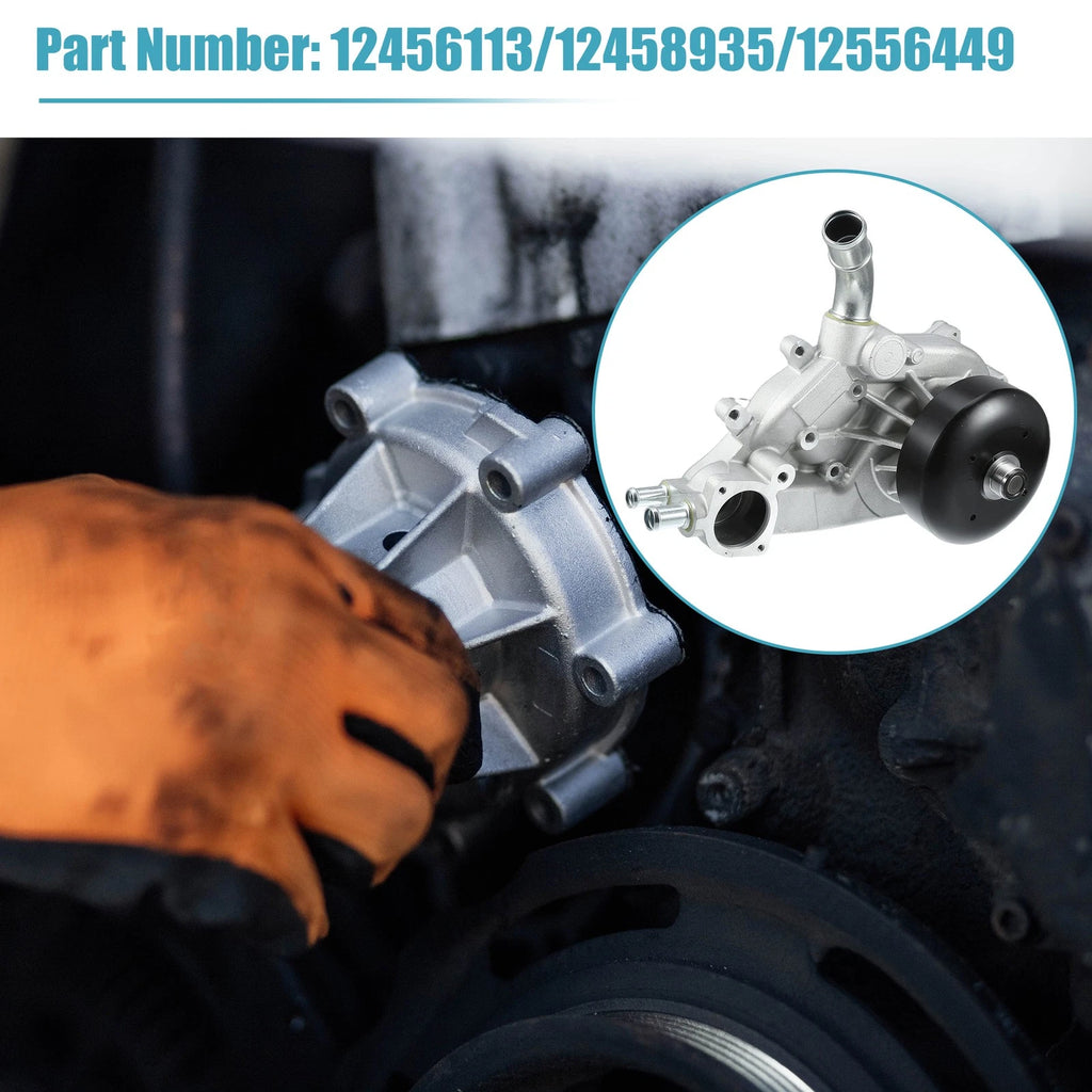 Engine Water Pump with Thermostat Replacement Set for Chevrolet Avalanche (2007–2013)