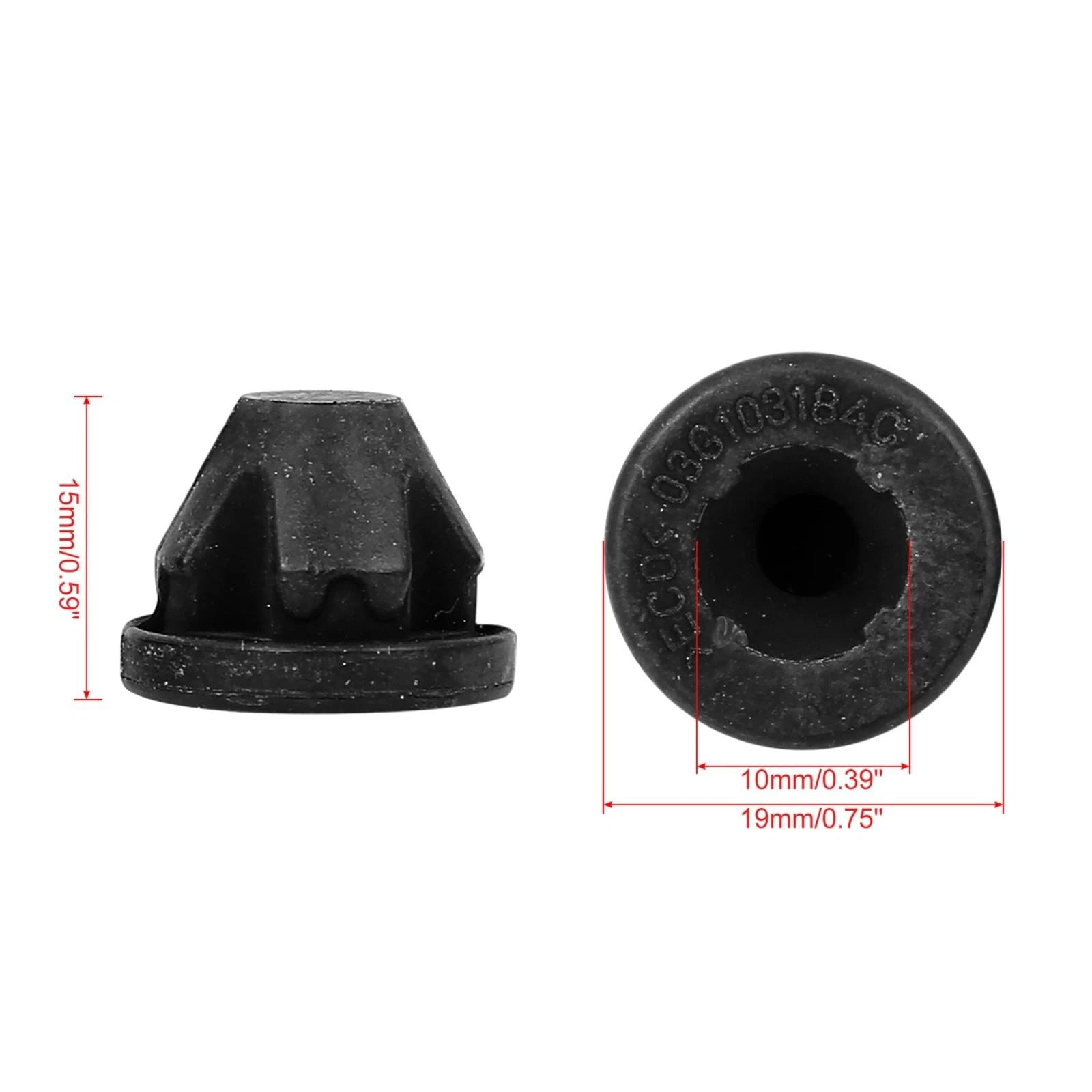 6pc Engine Cover Grommet Replacement for Volkswagen PD100 PD140 (2009–2015)