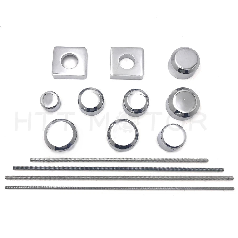 Chrome Fork Axle Caps for Suzuki GSX-R 1300 R Hayabusa (1999–2011)