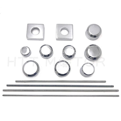 Chrome Fork Axle Caps for Suzuki GSX-R 1300 R Hayabusa (1999–2011)