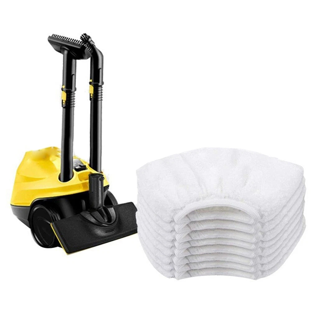 12 Pack Microfiber Replacement Cloths for Steam Cleaner