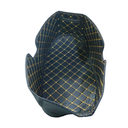 Motorcycle Seat Cushion for Filano125 (30x30x6cm, Black PU Leather)