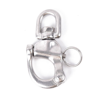 Silver Swivel Snap Shackle 70mm for Marine Boat Hardware