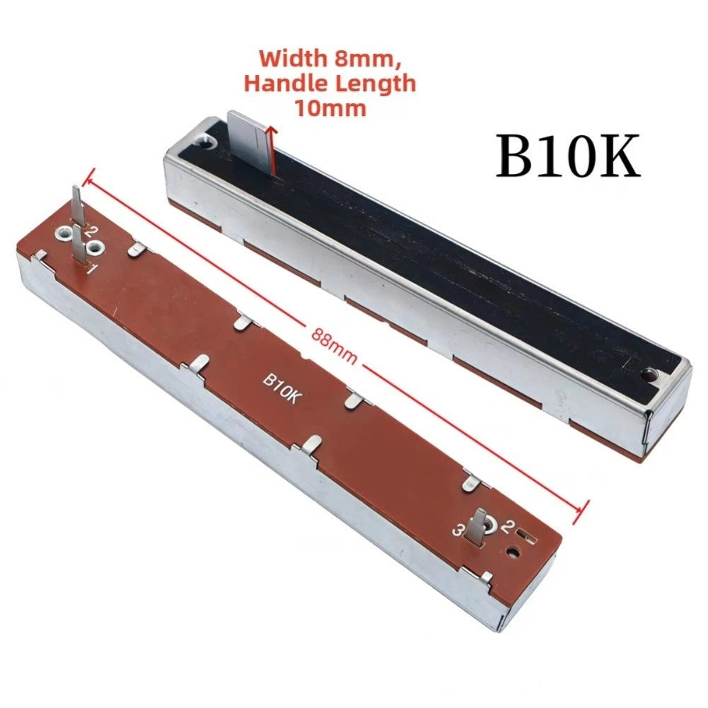 3 Pin Slide Potentiometer for Various Applications (88mm, 10mm Shaft)