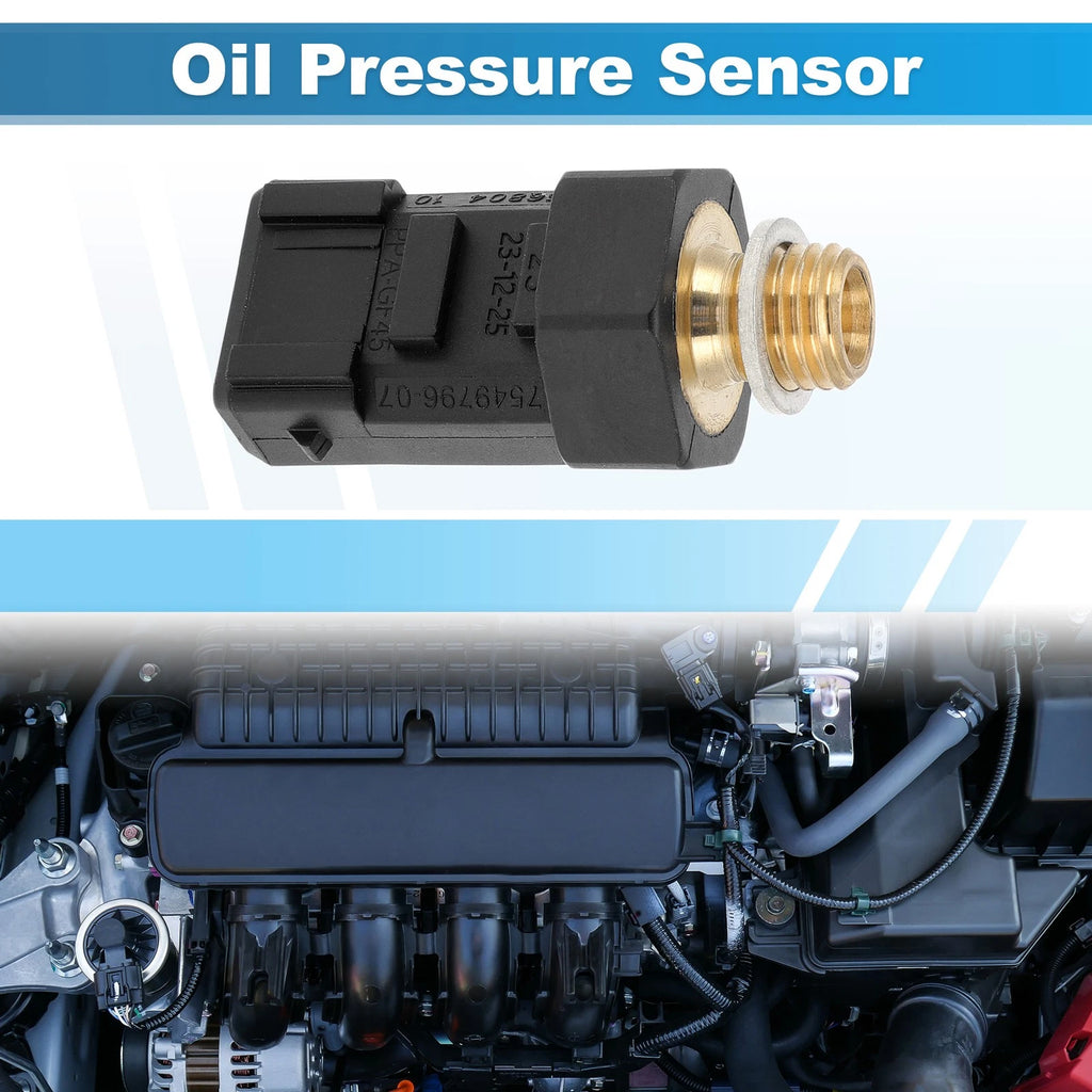 Oil Pressure Sensor 7549796 for BMW E60 E61 E63 E64 E81 E83 E87 E88 E90 E91 E92 (2001–2013)