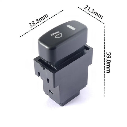 4-Wire Fog Light Switch Button for Mitsubishi Pajero ASX Lancer Outlander (–)
