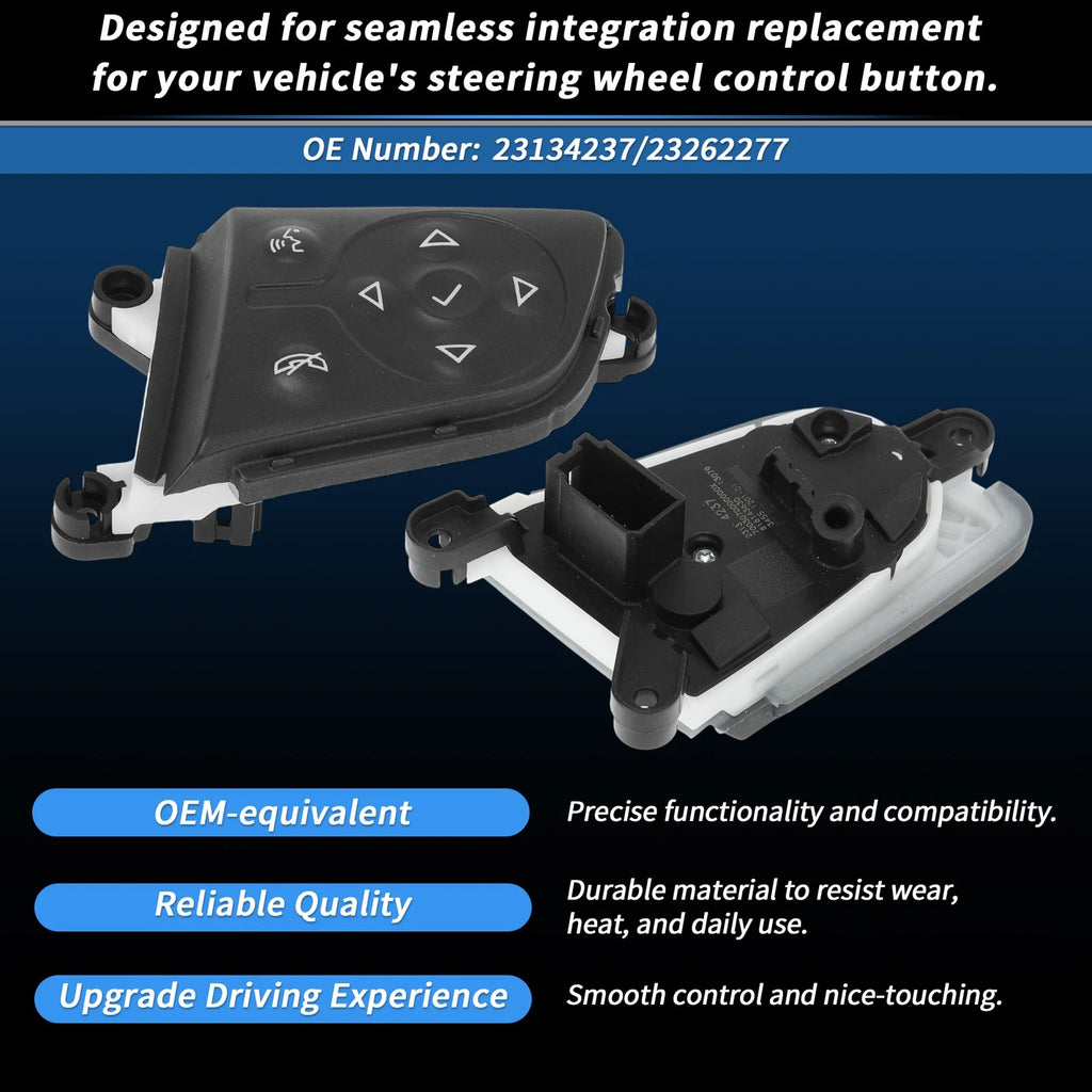 Right Steering Wheel Audio Phone Control Switch for Silverado Sierra (No. 23134237)