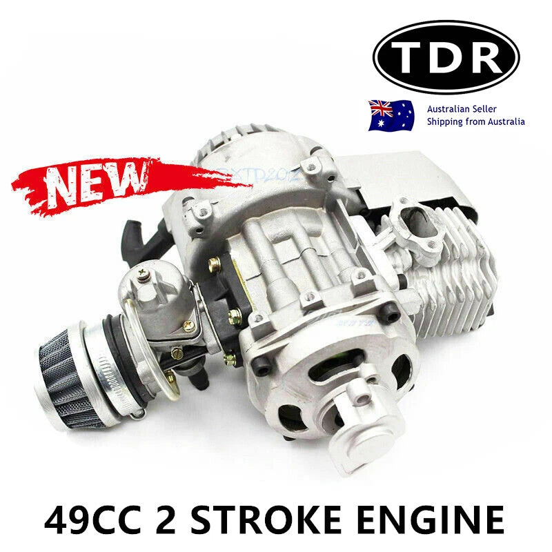 49CC 2 Stroke Pull Start Engine for Mini Motor Pocket Quad Bike (AU)
