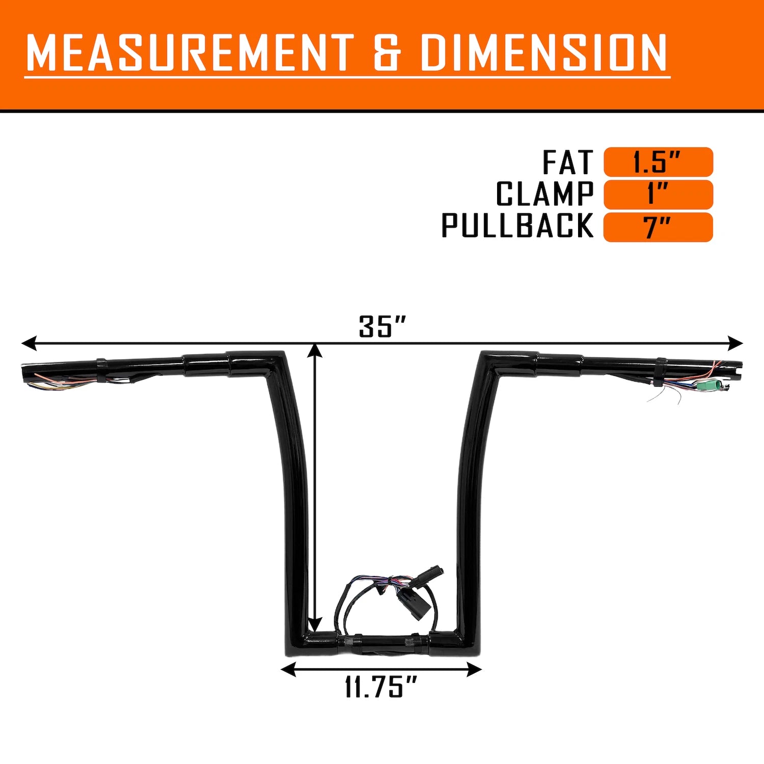 Pre-wired 12" 14" 16" Handlebar 1.5" for Harley Road Glide (2008–2013)