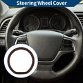 Steering Wheel Cover for Car (14.96", Deep Brown)