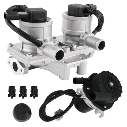 2Pcs Secondary Injection Air Pump & Check Valve for Toyota Sequoia (2001–2007) 176100S010