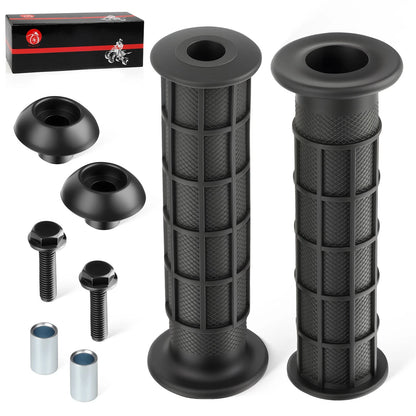 Handle Grip with Handle Bar End Guard Screw for Honda Big Red ATC200 ATC250 (1982–1986)